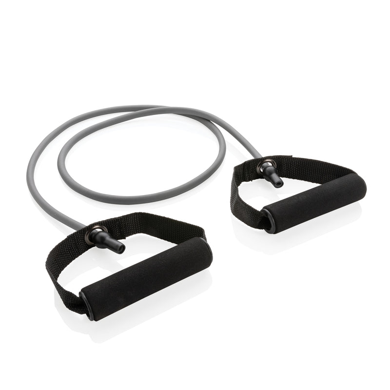 Reklamna elastična traka za vježbanje s jakim otporom, tamno siva | Poslovni pokloni