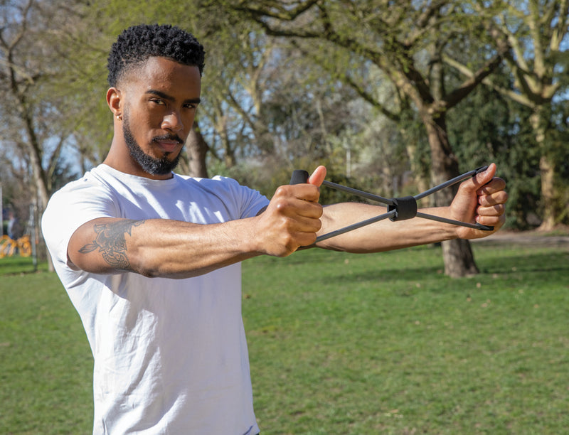 Elastična traka za vježbanje u obliku broja 8