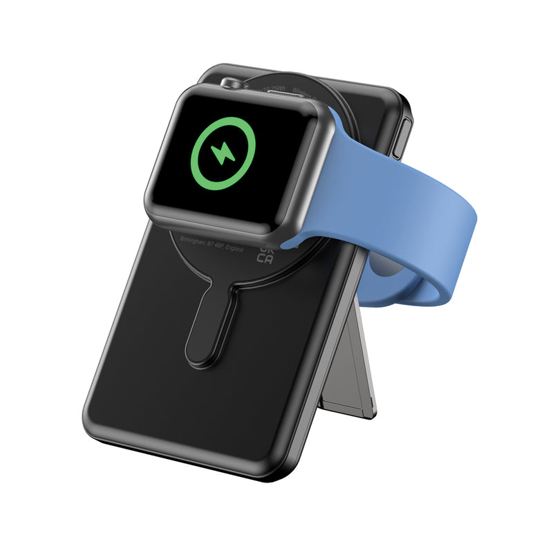 Višenamjenski powerbank 5000 mAh s brzim i bežičnim punjenjem