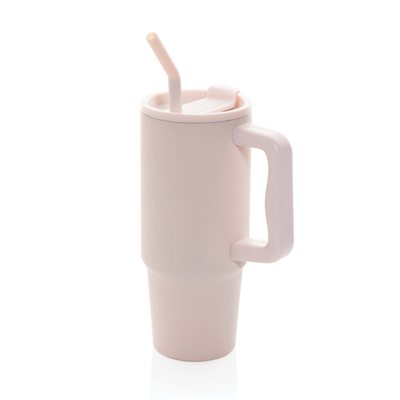 Promotivna termo boca od recikliranog nehrđajućeg čelika, 900ml, roze boje | Poslovni pokloni