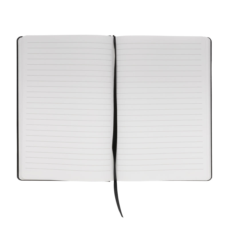 Reklamni tvrdi a5 notes od kamenog papira, crna boja | Promidžbeni pokloni