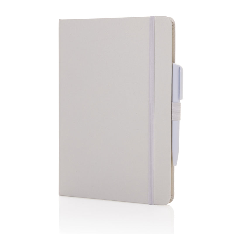 Promotivna RCS klasična A5 bilježnica, bijela boja | Reklamni pokloni