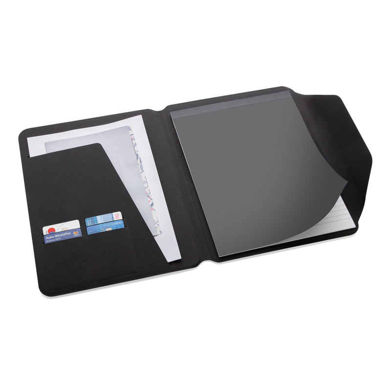 A4 poslovna mapa recikliranog poliestera i orahovog drva