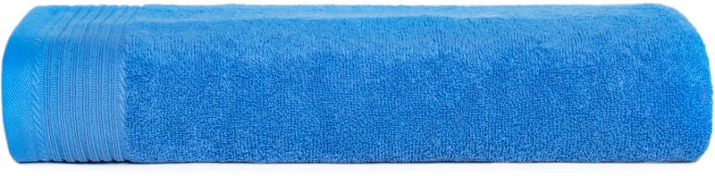 Reklamni pamučni ručnik za plažu, 450g/m², plave boje | Poslovni pokloni
