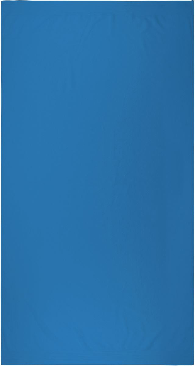 Promotivni pamučni ručnik za plažu, 450g/m², plave boje | Poslovni pokloni