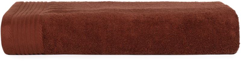 Reklamni pamučni ručnik za plažu, 450g/m², smeđe boje | Poslovni pokloni