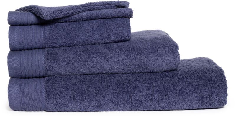 Promidžbeni pamučni ručnik za plažu, 450g/m², tamno plave boje | Poslovni pokloni