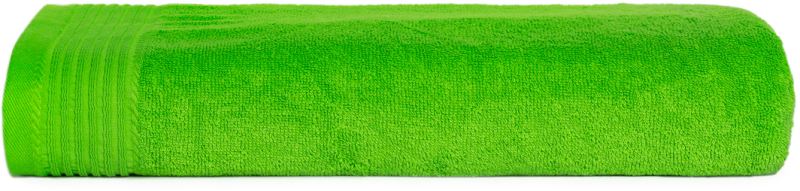 Reklamni pamučni ručnik za plažu, 450g/m², zelena limeta boje | Poslovni pokloni