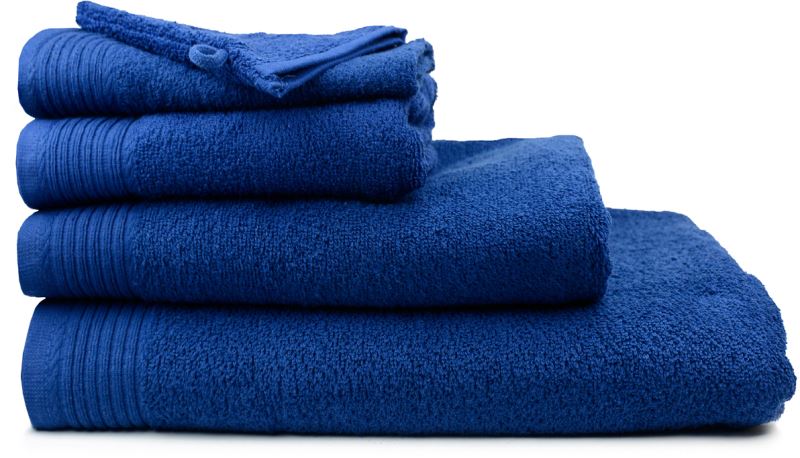 Promidžbeni pamučni ručnik za plažu, 450g/m², navy plave boje | Poslovni pokloni