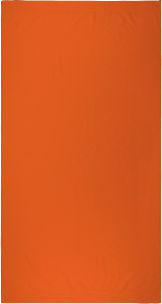 Promotivni pamučni ručnik za plažu, 450g/m², narančaste boje | Poslovni pokloni