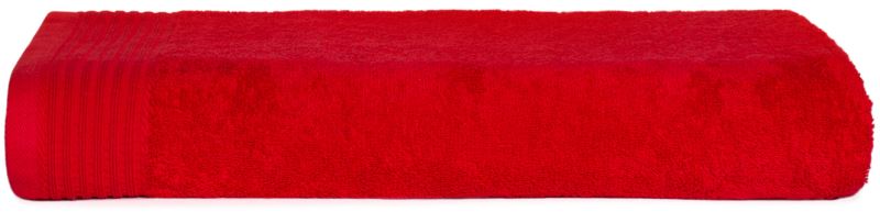 Reklamni pamučni ručnik za plažu, 450g/m², crvene boje | Poslovni pokloni