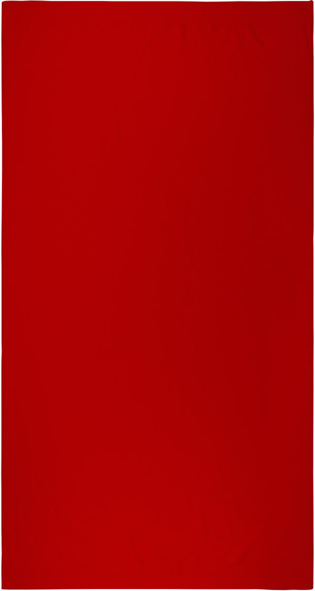 Promotivni pamučni ručnik za plažu, 450g/m², crvene boje | Poslovni pokloni