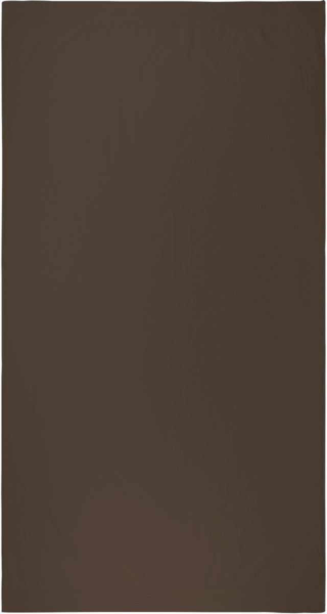 Promotivni pamučni ručnik za plažu, 450g/m², tamno smeđe boje | Poslovni pokloni