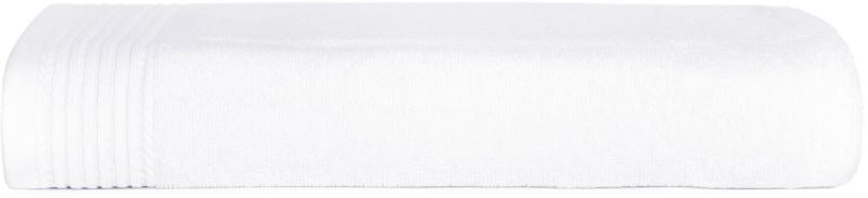 Reklamni pamučni ručnik za plažu, 450g/m², bijele boje | Poslovni pokloni