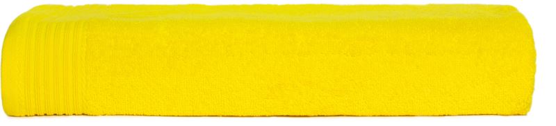 Reklamni pamučni ručnik za plažu, 450g/m², žute boje | Poslovni pokloni