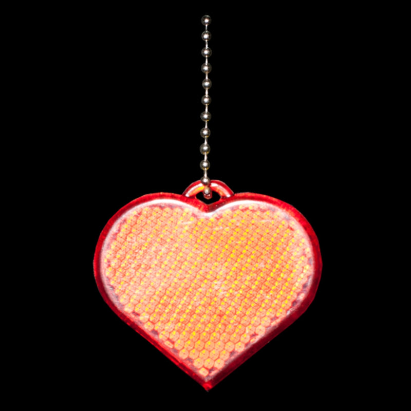 Reflektirajući privjesak za ključeve u obliku srca