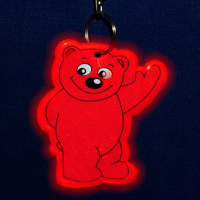 Reflektirajući PVC privjesak s karabinerom