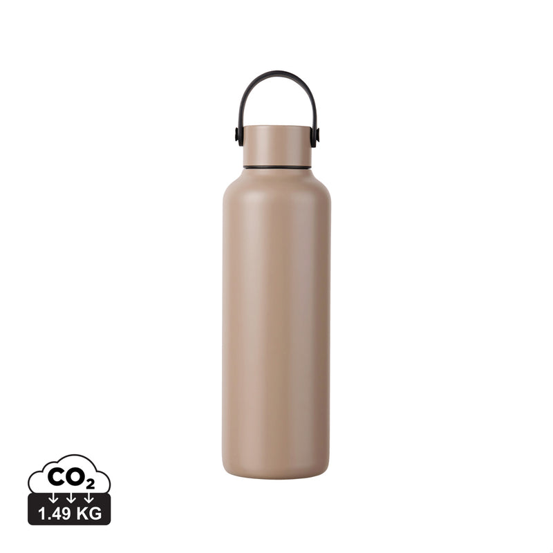 Promotivna dvostruko izolirana vakuumska boca od 600 ml, bež boje | Poslovni pokloni