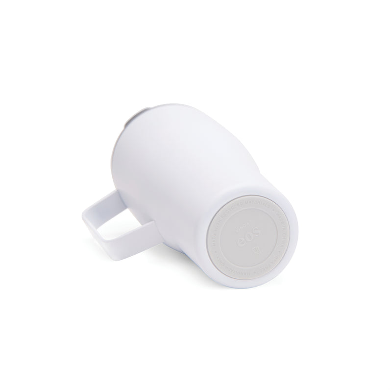 Reklamna termo boca od recikliranog nehrđajućeg čelika, 800ml, bijele boje | Poslovni pokloni