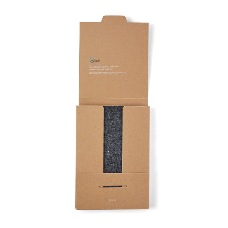 Održiva A5 bilježnica od recikliranog filca i papira