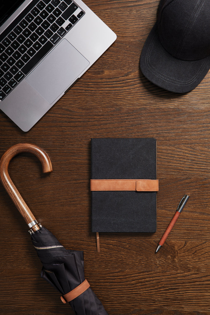 A5 notes s platnenim koricama