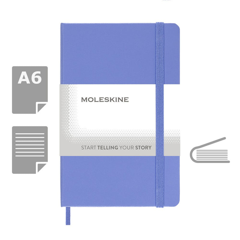 Moleskine notes A6 formata, tvrdi uvez, stranice s linijama