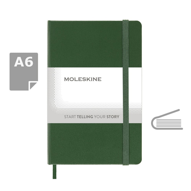 Moleskine notes A6 formata, tvrdi uvez, prazne stranice