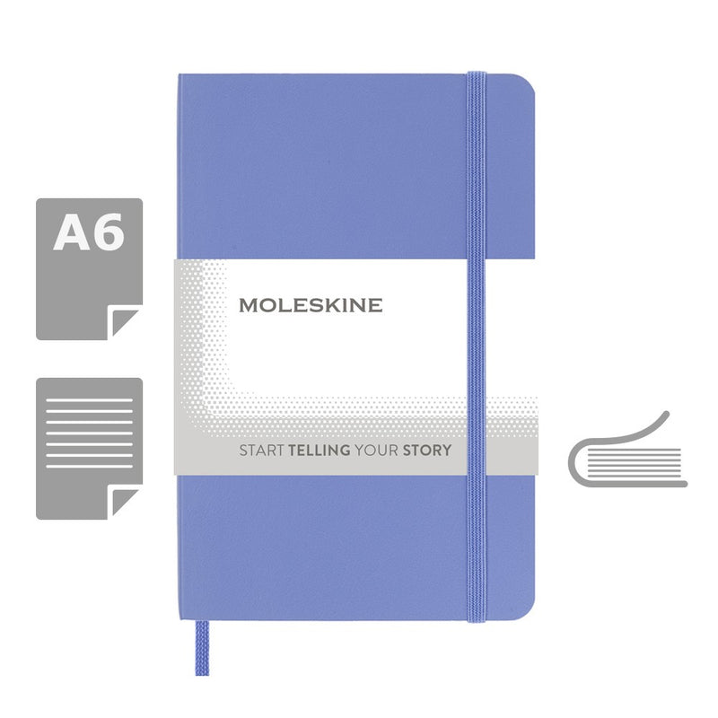 Moleskine notes A6 formata, meki uvez, stranice s linijama