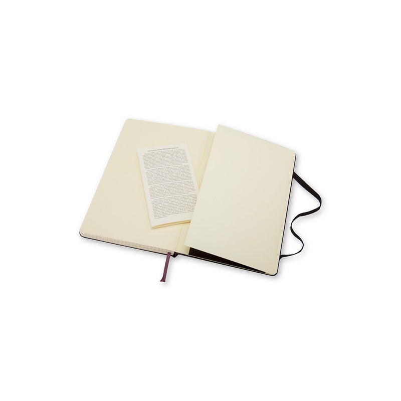 Moleskine notes A6 formata, tvrdi uvez, stranice s kvadratima