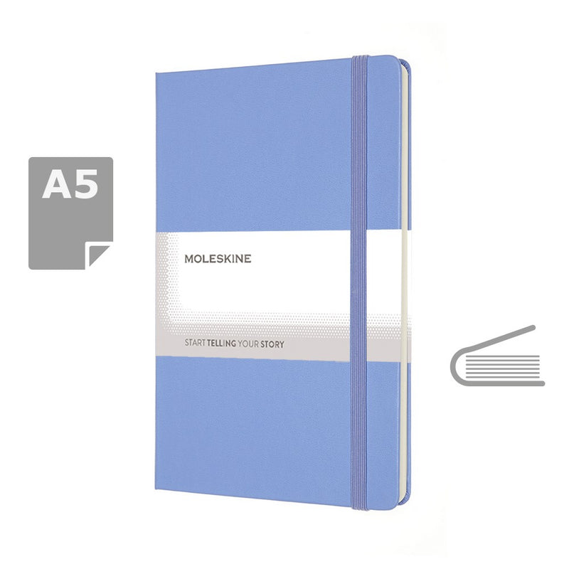 Moleskine notes A5 formata, tvrdi uvez, prazne stranice