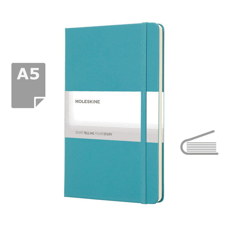 Moleskine notes A5 formata, tvrdi uvez, prazne stranice