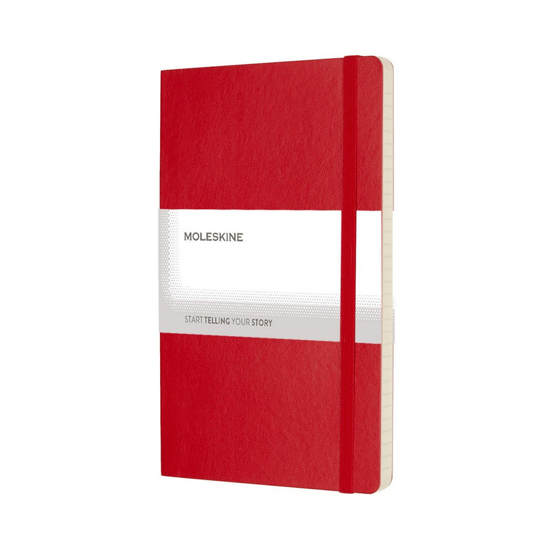 Moleskine notes A5 formata, meki uvez, stranice s linijama