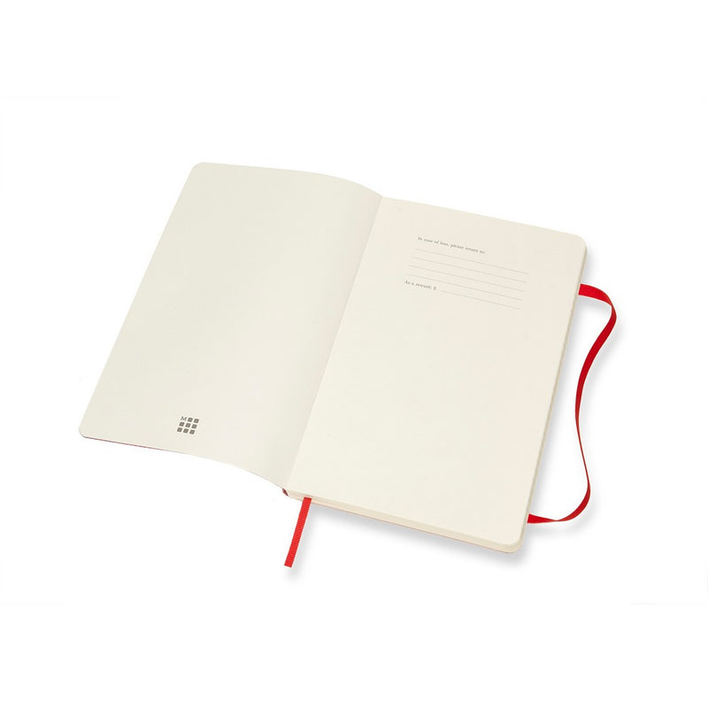 Moleskine notes A5 formata, meki uvez, stranice s linijama