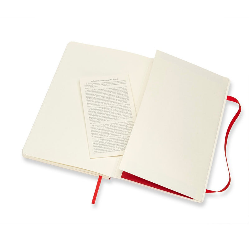 Moleskine notes A5 formata, meki uvez, stranice s linijama