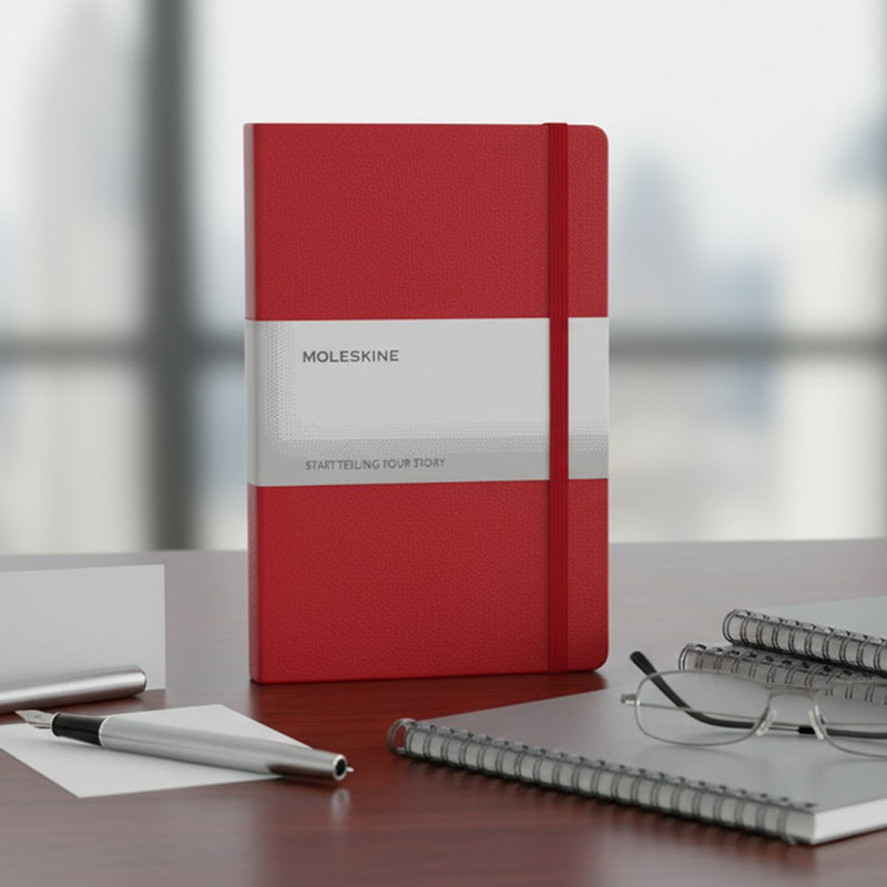 Moleskine notes A5 formata, meki uvez, stranice s linijama