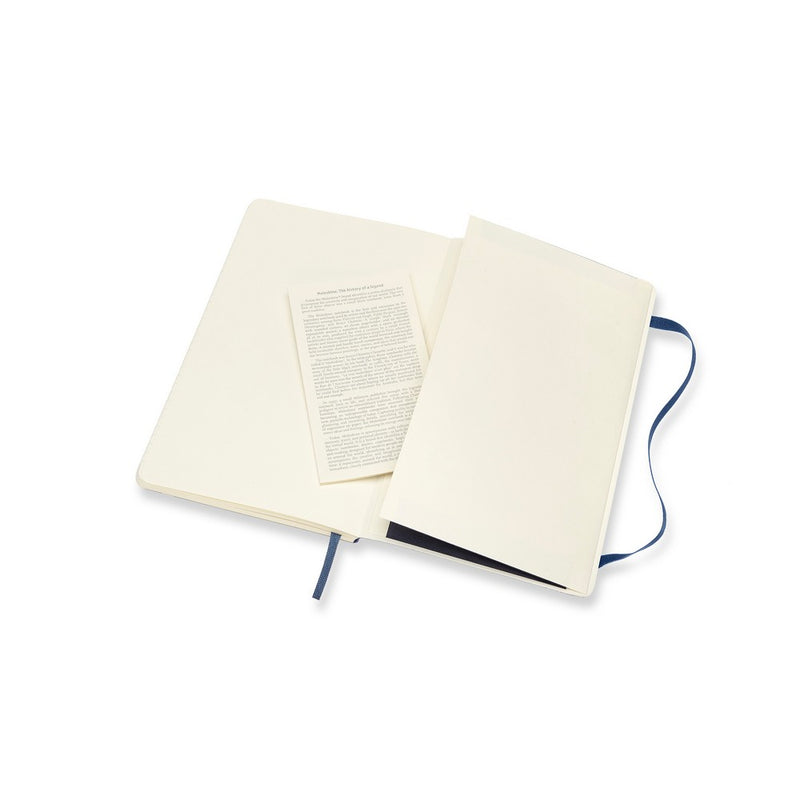 Moleskine notes A5 formata, meki uvez, stranice s linijama