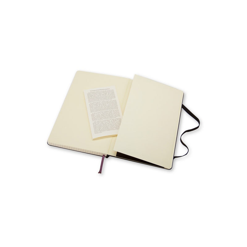 Moleskine notes A5 formata, tvrdi uvez, stranice s kvadratima