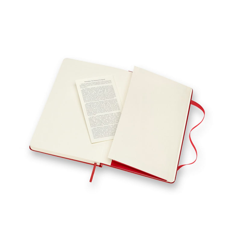 Moleskine notes A5 formata, tvrdi uvez, stranice s kvadratima