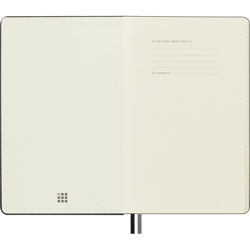 Moleskine notes A5 formata, tvrdi uvez, stranice s linijama, 400 stranica