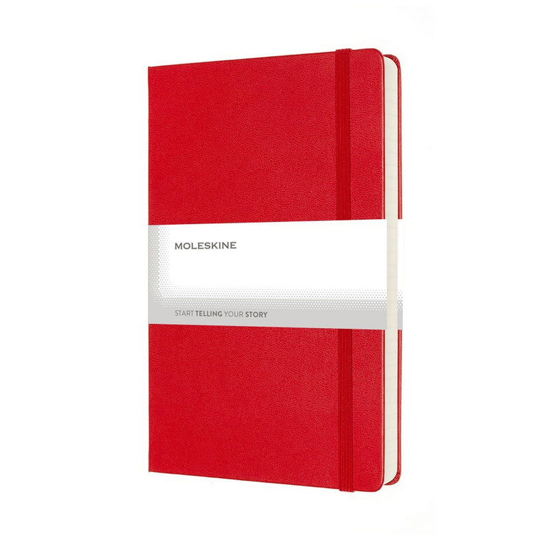 Moleskine notes A5 formata, tvrdi uvez, stranice s linijama, 400 stranica
