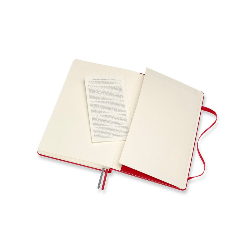 Moleskine notes A5 formata, tvrdi uvez, stranice s linijama, 400 stranica