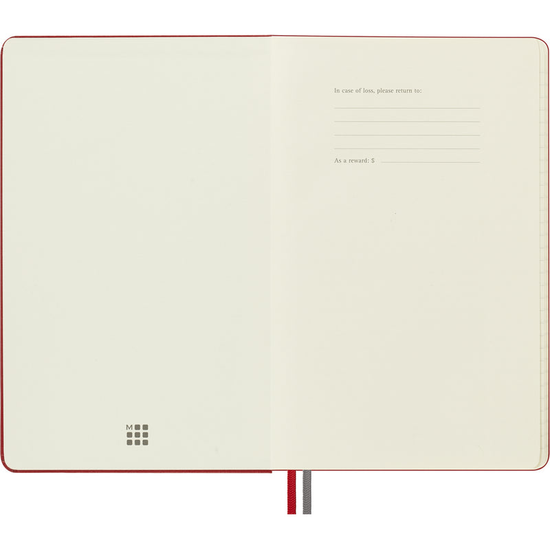 Moleskine notes A5 formata, tvrdi uvez, stranice s linijama, 400 stranica