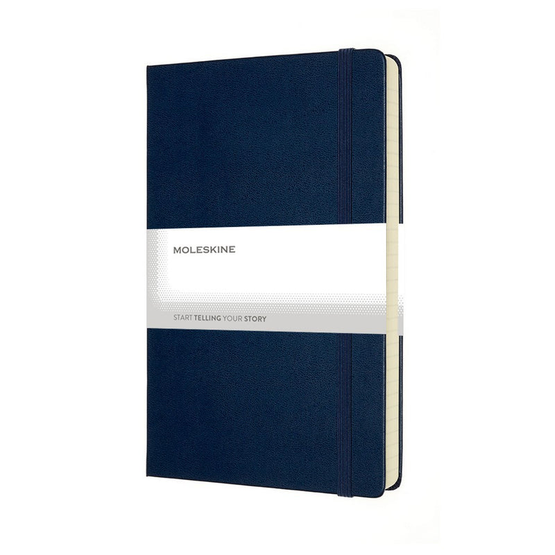 Moleskine notes A5 formata, tvrdi uvez, stranice s linijama, 400 stranica