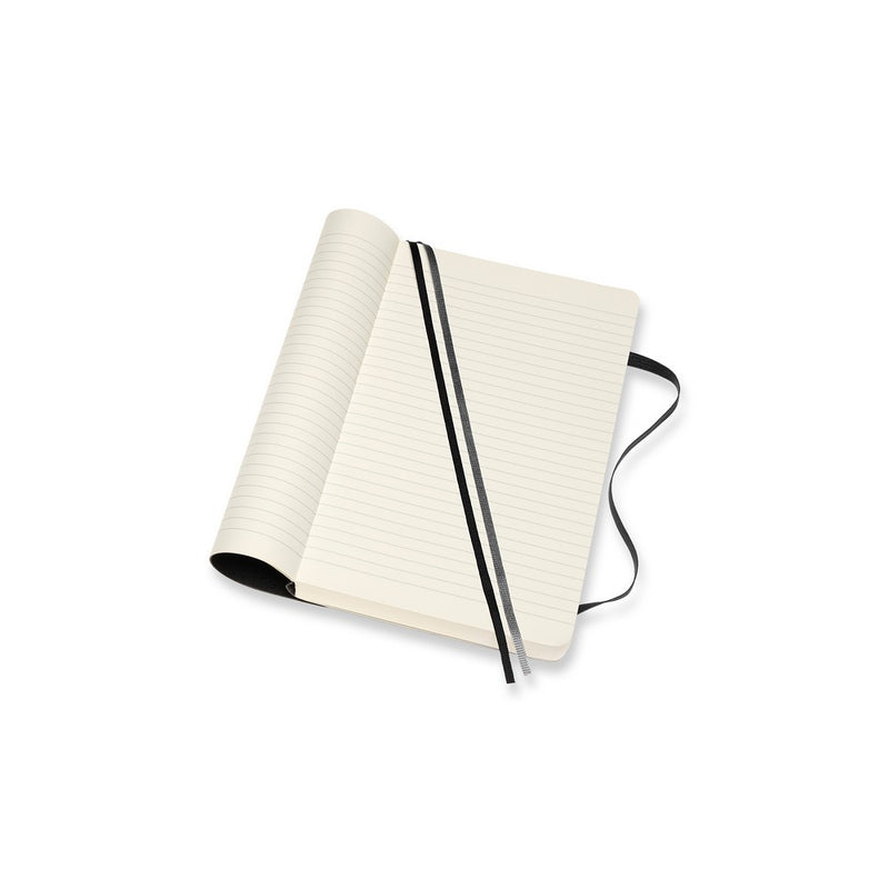 Moleskine notes A5 formata, meki uvez, stranice s linijama, 400 stranica