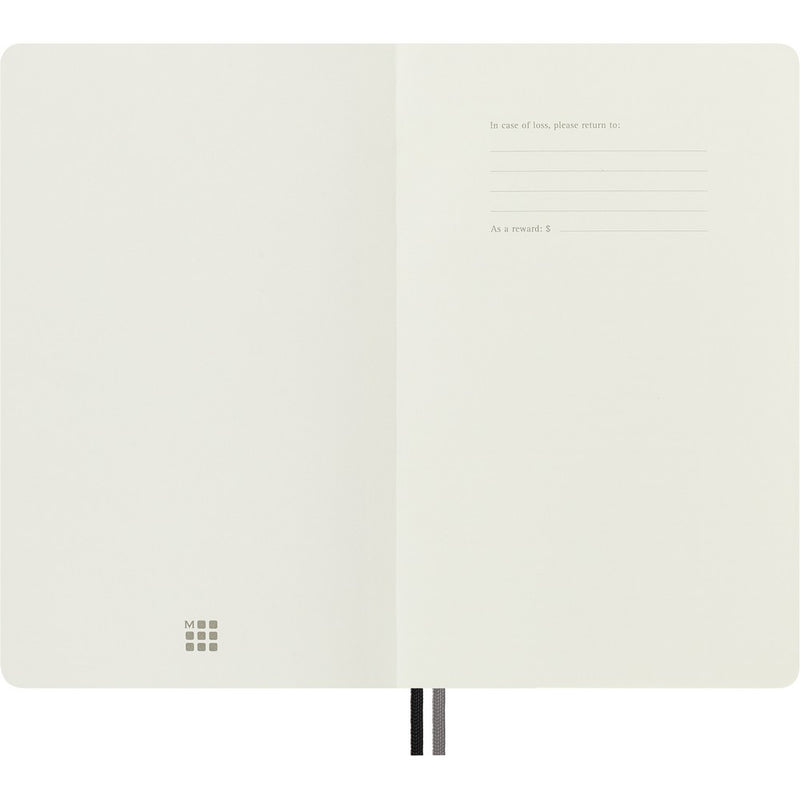 Moleskine notes A5 formata, meki uvez, stranice s linijama, 400 stranica