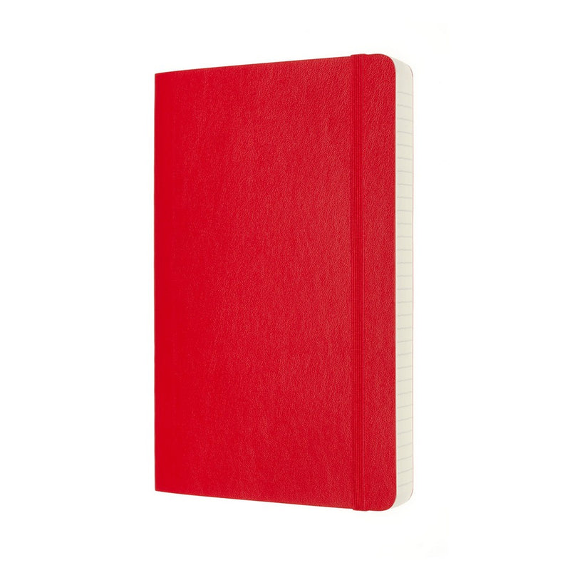 Moleskine notes A5 formata, meki uvez, stranice s linijama, 400 stranica