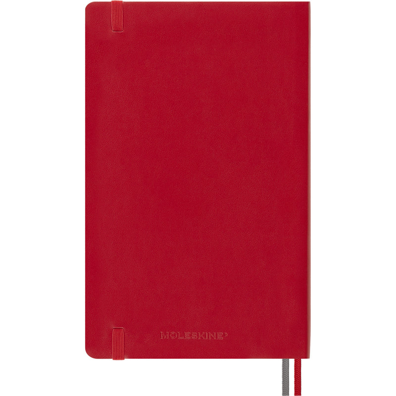 Moleskine notes A5 formata, meki uvez, stranice s linijama, 400 stranica