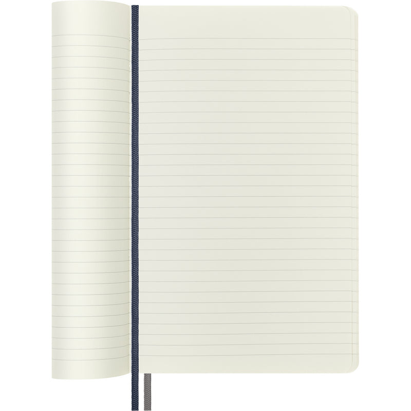 Moleskine notes A5 formata, meki uvez, stranice s linijama, 400 stranica