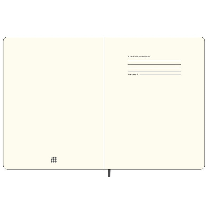 Moleskine notes B5 formata, meki uvez, stranice s linijama