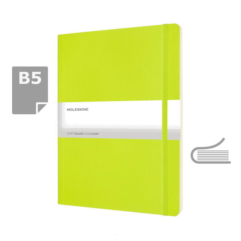 Moleskine notes B5 formata, meki uvez, prazne stranice